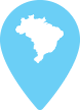 Um globo terrestre azul