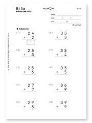 Material do curso de matemática Kumon