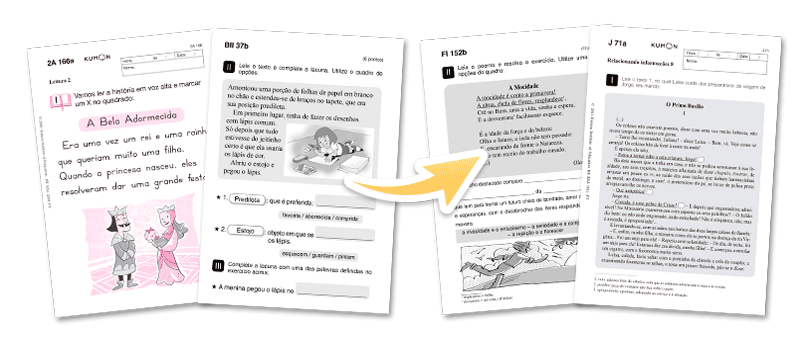 Exercícios de português Kumon nível básico